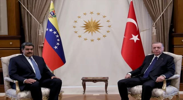 Cumhurbaşkanı Erdoğan, Venezuela Devlet Başkanı Maduro’yu resmi törenle karşıladı