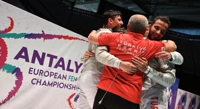 Erkek Kılıç Milli Takımı, Avrupa üçüncüsü oldu