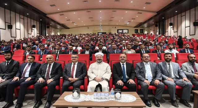 Diyanet İşleri Başkanı Erbaş, mezuniyet töreninde konuştu: