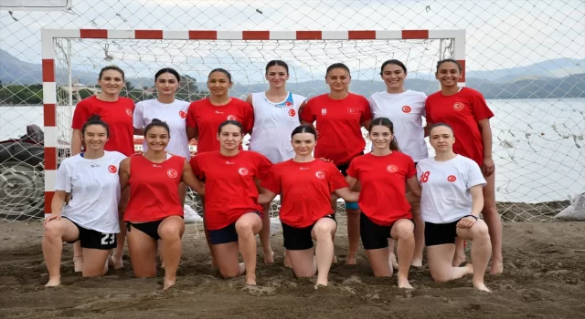 Plaj Hentbolu Milli Takımları, Avrupa Şampiyonası hazırlıklarını Köyceğiz’de sürdürüyor