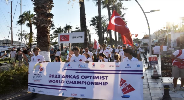 2022 Arkas Dünya Optimist Şampiyonası’nın açılış töreni yapıldı