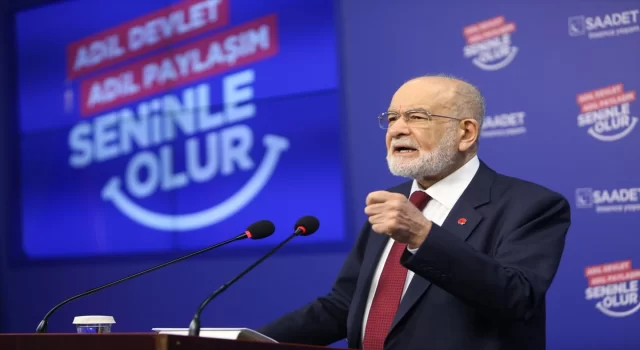 Saadet Partisi Genel Başkanı Karamollaoğlu, ”düzensiz göç” konusunu değerlendirdi: