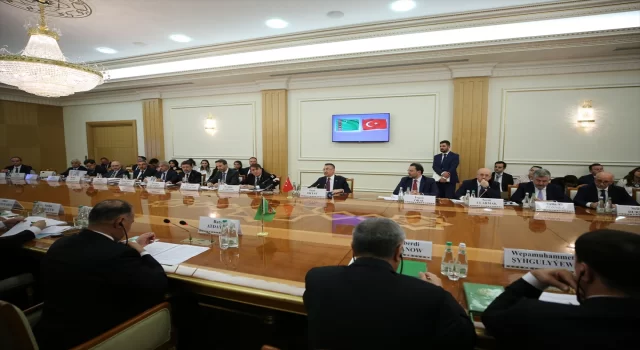 Cumhurbaşkanı Yardımcısı Oktay, Hükümetlerarası TürkTürkmen Komisyonu Toplantısı’nda konuştu: