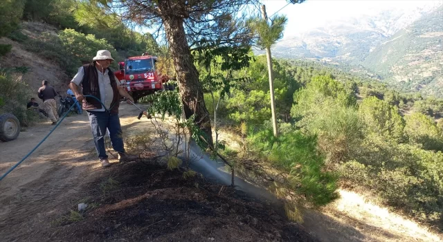 GÜNCELLEME İzmir’in Ödemiş ilçesinde çıkan orman yangını kontrol altına alındı