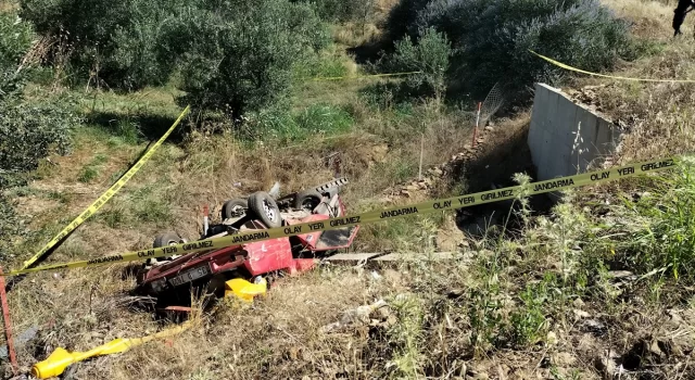 İzmir’de şarampole devrilen otomobilin sürücüsü öldü