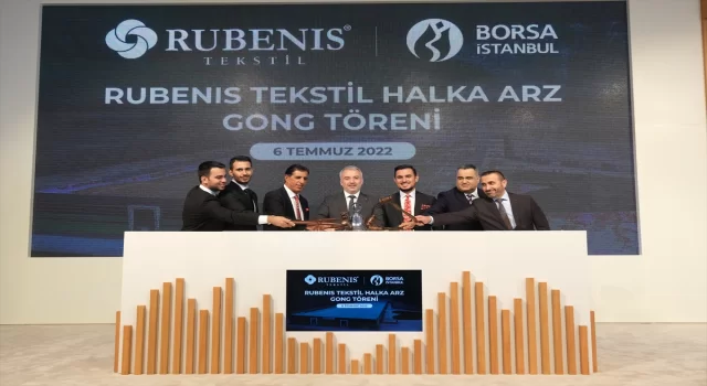 Borsa İstanbul’da gong Rubenis Tekstil için çaldı