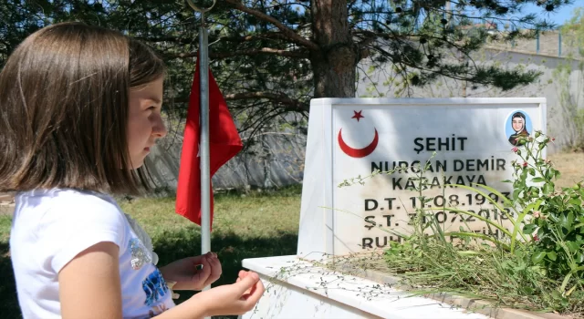Teröristlerin katlettiği şehit Bedirhan bebek ve annesi Sivas’ta anıldı