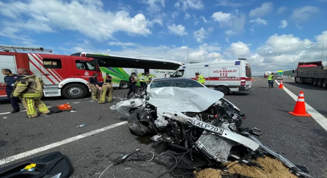 Kuzey Marmara Otoyolu’nda zincirleme trafik kazası
