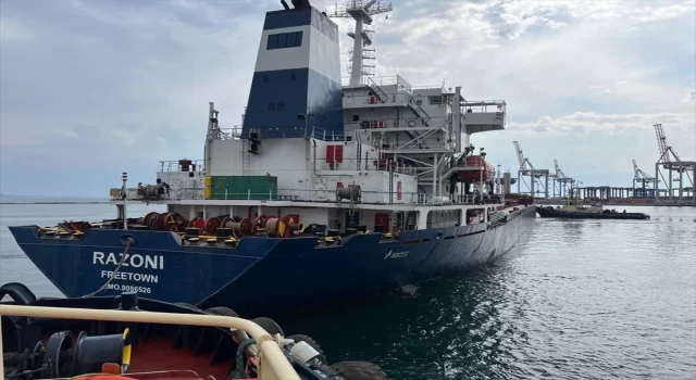 MSB, tahıl yüklü geminin yarın İstanbul’da olacağını açıkladı