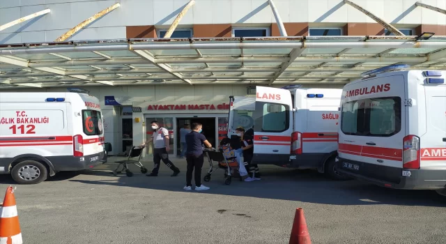 Edirne’de boğulma tehlikesi geçiren 6 kişi hastaneye kaldırıldı