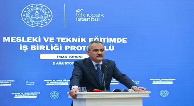 MEB ile Teknopark İstanbul arasında Mesleki Eğitim İş Birliği Protokolü