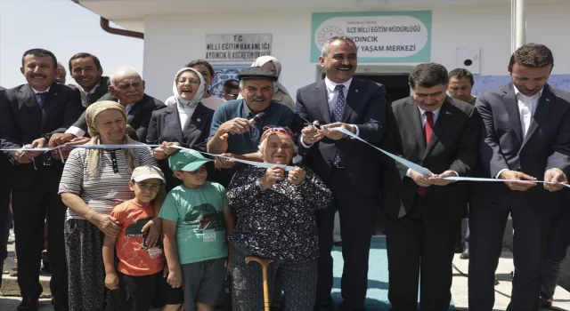 Milli Eğitim Bakanı Özer, Aydıncık Köy Yaşam Merkezini açtı:
