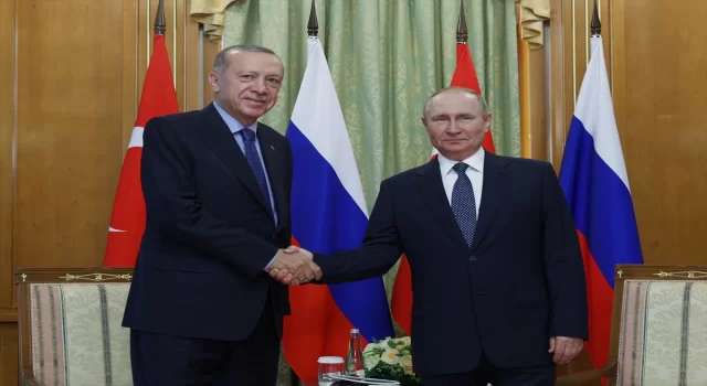 Cumhurbaşkanı Erdoğan’ın Rusya Devlet Başkanı Putin ile görüşmesi başladı
