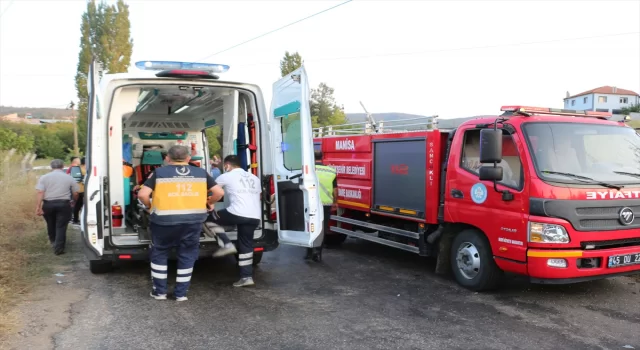 Manisa’daki trafik kazasında 5 kişi yaralandı