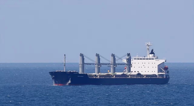 Odessa’dan gelen ”NaviStar” gemisi İstanbul Boğazı’nın Karadeniz girişine ulaştı