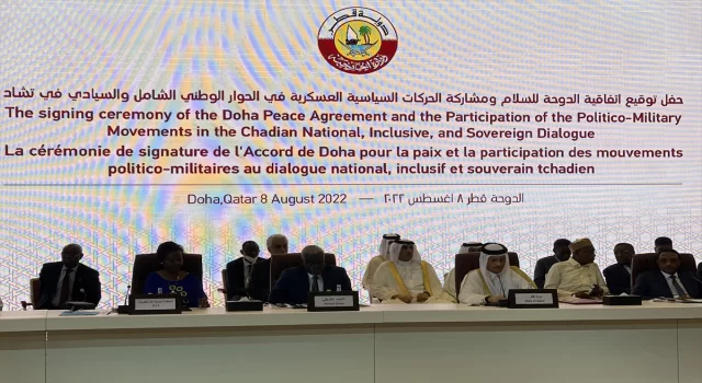 Çadlı taraflar, Doha’da barış anlaşması imzaladı