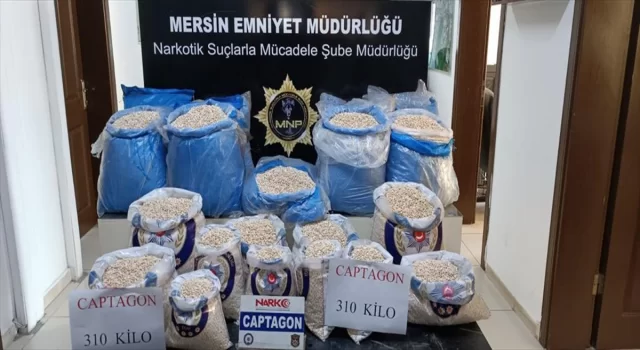 GÜNCELLEME İçişleri Bakanı Soylu, Mersin’de 310 kilogram uyuşturucu hap ele geçirildiğini açıkladı