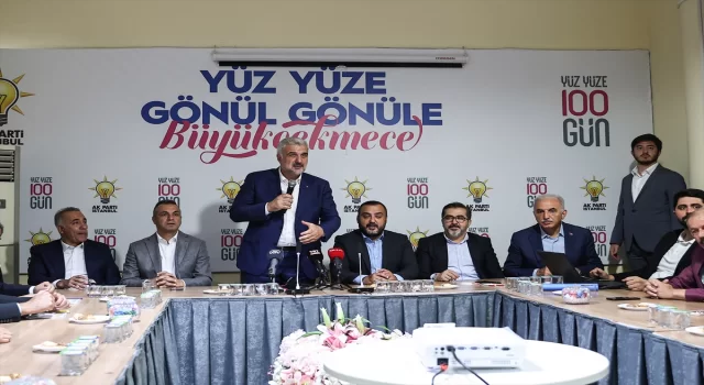 AK Parti İstanbul’un ”Yüz Yüze 100 Gün” programı Büyükçekmece’de devam etti 