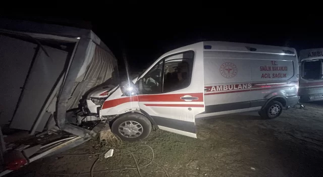 Nevşehir’de içinde hasta bulunan ambulansı kaçıran şüpheli kaza yapınca yakalandı