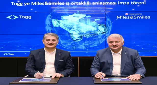 THY ile TOGG arasında ”Miles&Smiles ödül programı” anlaşması