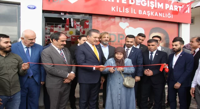 TDP Genel Başkanı Sarıgül, Kilis’te partisinin il başkanlığının açılışına katıldı: