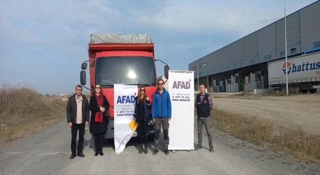 Samsun’dan Pakistan’a bir kamyon gıda yardımı gönderildi