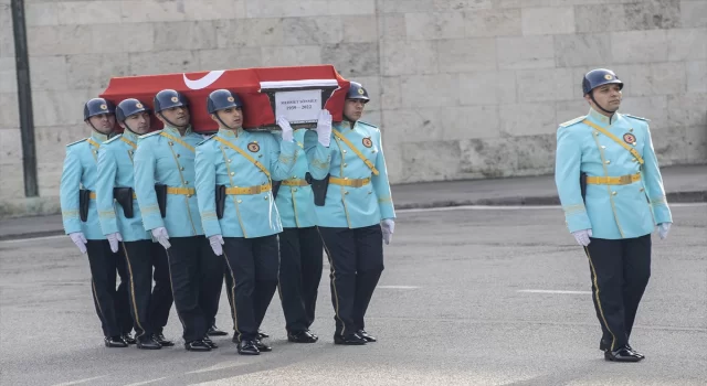 Eski milletvekili Mehmet Sönmez için TBMM’de cenaze töreni düzenlendi 