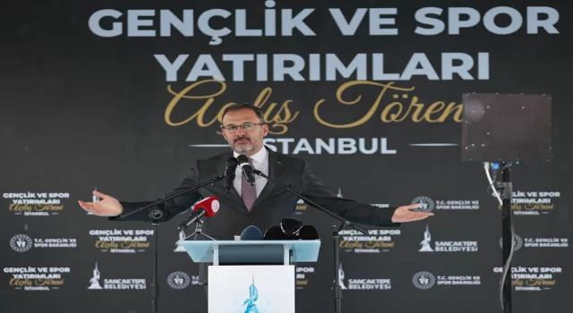 Bakan Kasapoğlu, Sancaktepe’de gençlik ve spor yatırımlarının açılışına katıldı