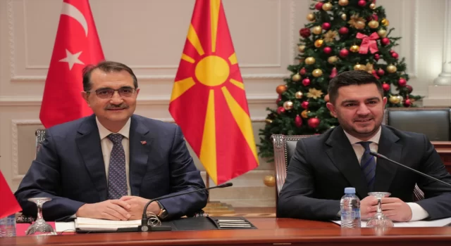 Enerji ve Tabii Kaynaklar Bakanı Dönmez, Kuzey Makedonya Ekonomi Bakanı Bekteshi ile görüştü