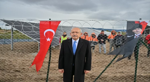 Kılıçdaroğlu, Denizli’de güneş enerji santrali açtı