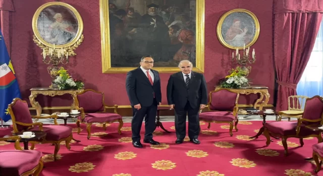 Türkiye’nin Valetta Büyükelçisi Şen, Malta Cumhurbaşkanı Vella’ya güven mektubunu sundu