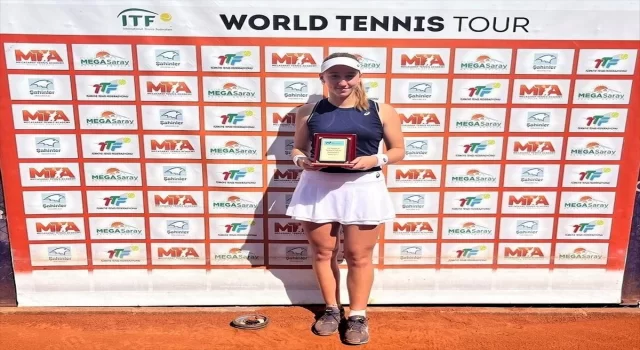 Milli tenisçi Ayşegül Mert, Antalya’da ikinci oldu