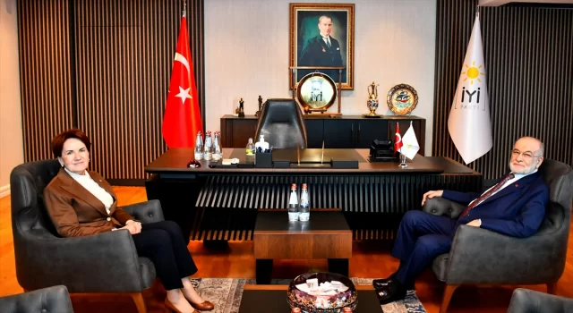 Saadet Partisi Genel Başkanı Karamollaoğlu’ndan İYİ Parti Genel Başkanı Akşener’e ziyaret