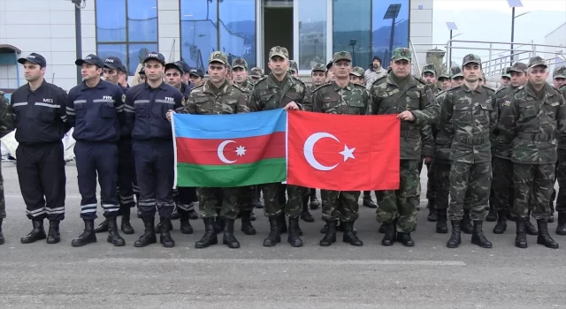 Azerbaycan arama kurtarma ekibinin son bölümü Kahramanmaraş’tan ayrıldı