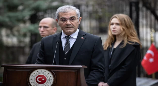 Ankara’da şehit diplomatlar için Dışişleri Şehitliği’nde anma töreni düzenlendi