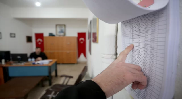 Trakya’da seçmen listeleri askıya çıkarıldı