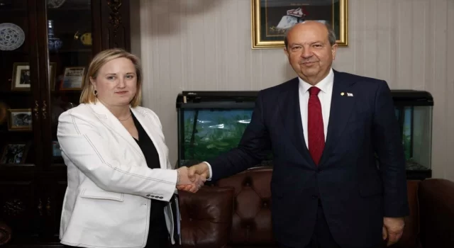 KKTC Cumhurbaşkanı Tatar, ABD Büyükelçisi Julie D. Fisher ile görüştü