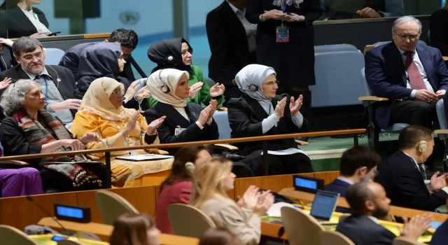 Guterres ve Emine Erdoğan, BM Genel Kurulundaki Sıfır Atık Özel Oturumu’nda konuştu