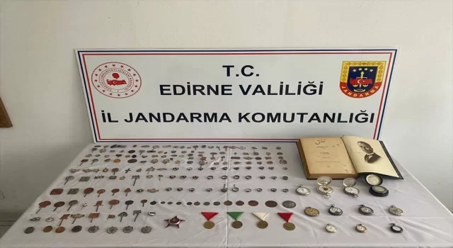 Edirne’de tarihi eser kaçakçılığı operasyonunda bir şüpheli yakalandı