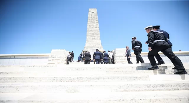 İngiliz Milletler Topluluğu Anıtı’nda Çanakkale Kara Savaşları’nın 108’inci yılı dolayısıyla merasim düzenlendi