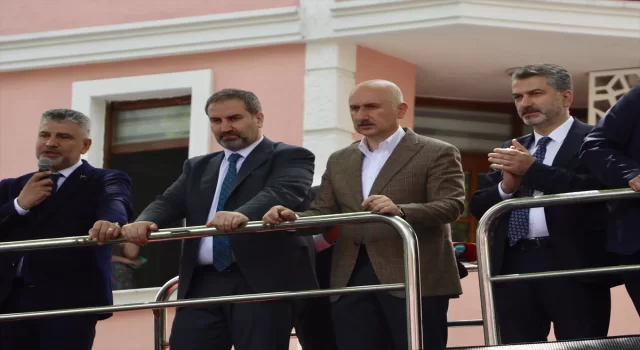 Ulaştırma ve Altyapı Bakanı Karaismailoğlu, Trabzon’da konuştu: