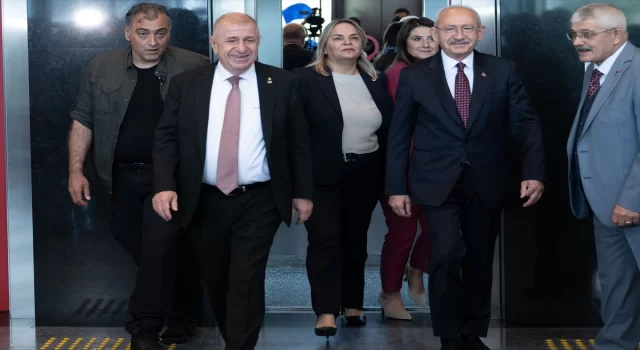 Zafer Partisi Genel Başkanı Özdağ, CHP Genel Başkanı Kılıçdaroğlu’nu ziyaret etti