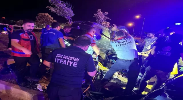 Siirt’te iki otomobilin çarpıştığı kazada 1 çocuk öldü, 3 kişi yaralandı
