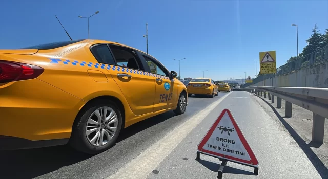 Beşiktaş’ta dron destekli trafik denetimi