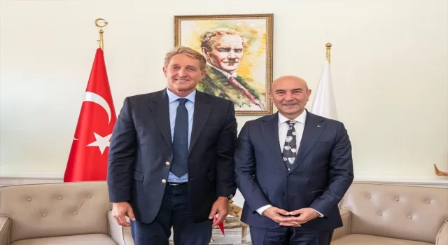 İzmir Büyükşehir Belediye Başkanı Soyer, ABD’nin Ankara Büyükelçisi Flake ile bir araya geldi
