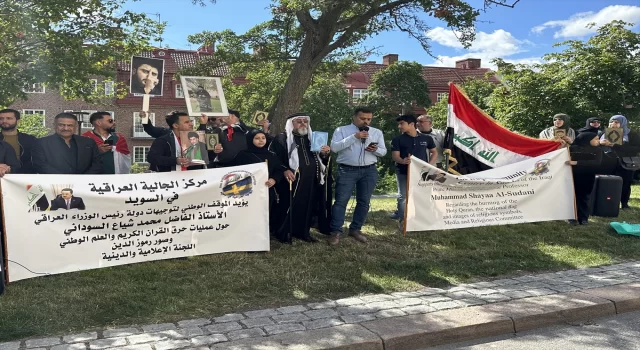 İsveç’te Kur’anı Kerim’e ve Irak bayrağına saygı programı düzenlendi