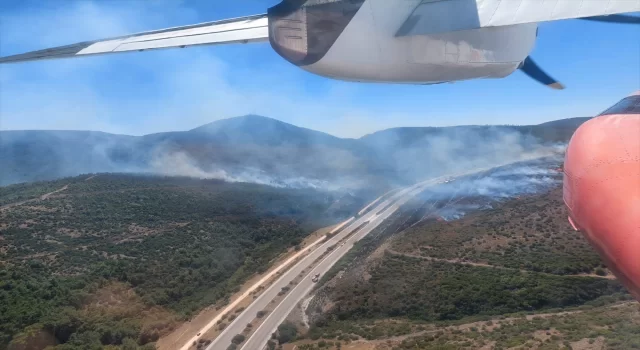 GÜNCELLEME İzmir’de alev alan araba orman yangınına yol açtı