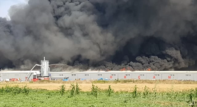 Bursa’da iplik fabrikasında yangın çıktı