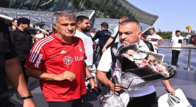 Beşiktaş kafilesi, Bakü’ye geldi 