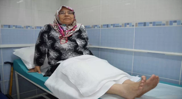 Bursa’da kas ve eklem ağrılarının tedavisinde tıbbi çamur uygulanıyor